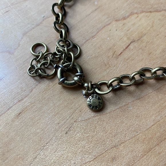 J. Crew gold-toned rhinestone statement necklace - Picture 2 of 3